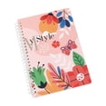 thumbnail image 3 of Spiral Notebook 5.98inchx8.27 pulgadas 96 hojas de hojas de cuaderno forrado para la escuela de oficina Flores, 3 of 8