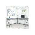 thumbnail image 1 of Bush Furniture Key West 60W L Shaped Desk, Cape Cod Gray, 1 of 8