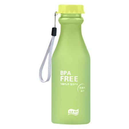 

xuyanhg Clearance 550ml Bottle Plastic Cup Transparent Matte Portable Not Easy To Break Water Cup Outdoor Sports Travel Water Bottle Portable Leak-proof