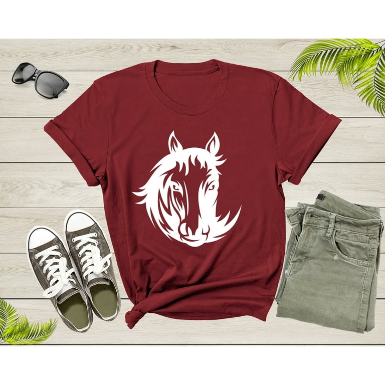 Love Stylish Horse Head T-Shirt For Women And Girls Love Stylish Horse Head T-Shirt For Women And Girls