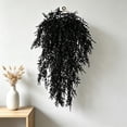 thumbnail image 2 of Fake Plants Hanging,Hanging Plants Artificial Decor,Artificial Hanging Plants,Fake Ivy Vines for Indoor Outdoor Wall Decor, Home, Office, Patio, Shelf, and Garden Greenery(Black 30IN), 2 of 6
