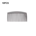 thumbnail image 4 of Qarigey 10 piezas de peine de plástico para el cabello, tienda de salón, cepillo de pelo Simple, herramientas de peinado de rectos Cuidado del cabello Gris, 4 of 6