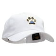 thumbnail image 5 of Paw Cop Embroidered Washed Cap - White OSFM, 5 of 5