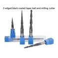 thumbnail image 5 of Scienceny Molino rebanador de acero de tungsteno recubierto, profesional, portátil, fábrica de negocios, fresado Manual de carpintería, accesorios de Kits y herramientas para tallar 0.25x15mm Scienceny TO010134-01, 5 of 5