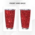 thumbnail image 3 of KLL Red Glitter Print 40oz Stainless Steel Insulated Car Cup with Spillproof Lid - Keep Your Drink Hot or Cold on the Go-Without Straw, 3 of 8
