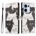thumbnail image 1 of FOXDOCK Funda Tipo Cartera para OPPO Reno 13 5G con Soporte y Correa – Diseño de Patrones Lindos, 1 of 6