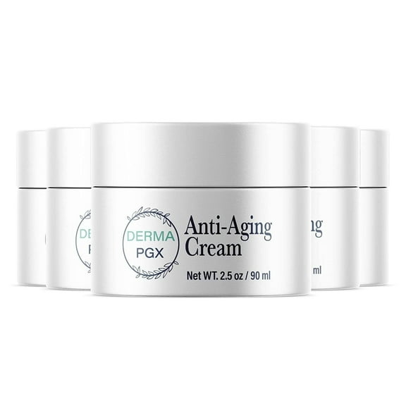 (5 Pack) Derma PGX - Anti-Aging Face Cream and Ageless Moisturizer - Ingredients for All Skin Types