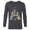 Charcoal Heather, variant on Disney Mickey & Friends Carols Christmas Holiday Family Trip - Long Sleeve T-Shirt for Men - Customized-New Red