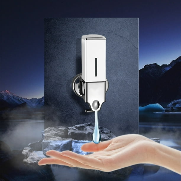 Accesorios de baño Baño Baño Dispensador de jabón de pared Baño Cocina Hogar Caja de gel de ducha colgante Botella Dispensador de jabón