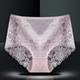 Krdevn Honeylove Shapewear Women's Mid High Waist Sexy Lace Panties