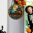 thumbnail image 3 of Skull Window Decor,Luminous Skull Window Decor Window Suncatcher Hanging Ornaments Wall Art,11.8''Colorful Acrylic Home Decor Halloween and Christmas Decoration Gifts, 3 of 7