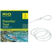Rio Products Powerflex Trout Leaders 3X, 3pk