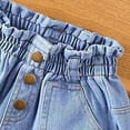 thumbnail image 4 of Girls Denim Shorts Elastic Cute Toddler Girl Summer Outfits Girls Shorts Size 2-3 Years Girls Fashion, 4 of 5