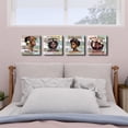 thumbnail image 4 of Canvas Wall Art Inspirational Quotes Pictures Teen Girls Room Decor African American Wall Art Rustic Motivational Signs Poster Prints for Bedroom Living Room Paintings Artwork Decoration 12x12, 4 of 6