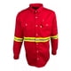 thumbnail image 1 of Camisola Industrial De Trabajo Con Reflejante Marca Hevra, 1 of 8