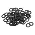 thumbnail image 3 of Uxcell 30mm O.D. 3mm Thick Nylon Flat Washers for 16mm ID Screw Bolt, 50 Count, 3 of 5