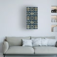 thumbnail image 2 of Trademark Fine Art Alonzo Saunders  Motif on Blue XI Canvas Wall Art, 2 of 4