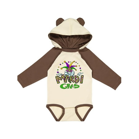 

Inktastic Mardi Gras jester Gift Baby Boy or Baby Girl Long Sleeve Bodysuit