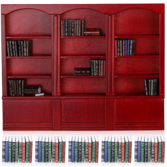 Estantería de Madera en Miniatura para Casa de Muñecas Chivertion Escala 1:12