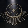 thumbnail image 1 of New tassel teardrop-shaped hair accessories show personality full of diamonds, 1 of 2
