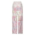 thumbnail image 5 of Kuromi And My Melody Pajamas Pants Soft Elastic Waist PJ Bottoms Comfy Lounge Long Pants, 5 of 7