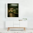 thumbnail image 2 of Corridor, Vienna - Vienna Austria Photography Architecture Street Photography Nightlife Minimalist White Framed Wall Art Print 11 x 14 inches, 2 of 3