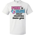 thumbnail image 3 of Inktastic Pink or Blue Great Grandma Loves You T-Shirt, 3 of 5