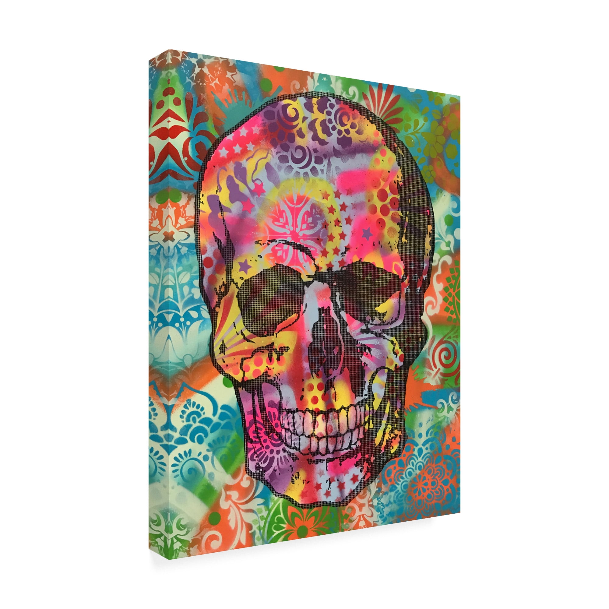 Trademark Fine Art 'Skull 1Up' Canvas Art by Dean Russo