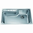 thumbnail image 2 of Dawn® Top Mount Single Bowl Sink with Three Pre-cut Faucet Holes, 2 of 3