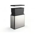 thumbnail image 3 of KOHLER 31313-BST 12-Liter Open-Top Trash Can in Black Stainless NEW, 3 of 9