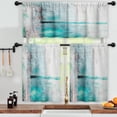 thumbnail image 3 of LALILO Kitchen Curtains and Valances Set of 3 36" Oil Modern Window Treatment Tiers for Window Decor, 3 of 5