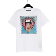 thumbnail image 1 of Versión correcta de 24 primavera y verano nueva palmera de coco serie de manga corta PA marca de moda camiseta de tendencia de pareja con estampado de ángel2258 blanco, 1 of 1