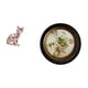 thumbnail image 5 of Elegante escultura de gato de resina con relieve, adorno decorativo antiguo para chimenea y dormitorio, decoración retro para el hogar, cuadro para co, 5 of 8