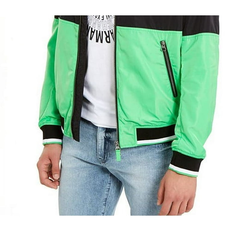AX Armani Exchange Men s HyperColorblocked Bomber Jacket Black Size X Large Walmart
