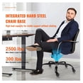 thumbnail image 2 of Office Chair Base Replacement 28 Inch - Heavy Duty Universal Chair Base with Casters & Gas Cylinder - 2500lbs Capacity - Black, 2 of 7
