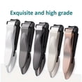 thumbnail image 4 of 1-piece Nail Clippers for Men with Catcher -Sharp Heavy Duty Self-Collecting Nail Cutters with Ergonomic Lever Keep Fingernails (Gray), 4 of 7