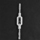 thumbnail image 5 of BESTYASH Tap Wrench De Aleación De Zinc Para Reparación Con Mango Cromado Y Antideslizante Plata, 5 of 6