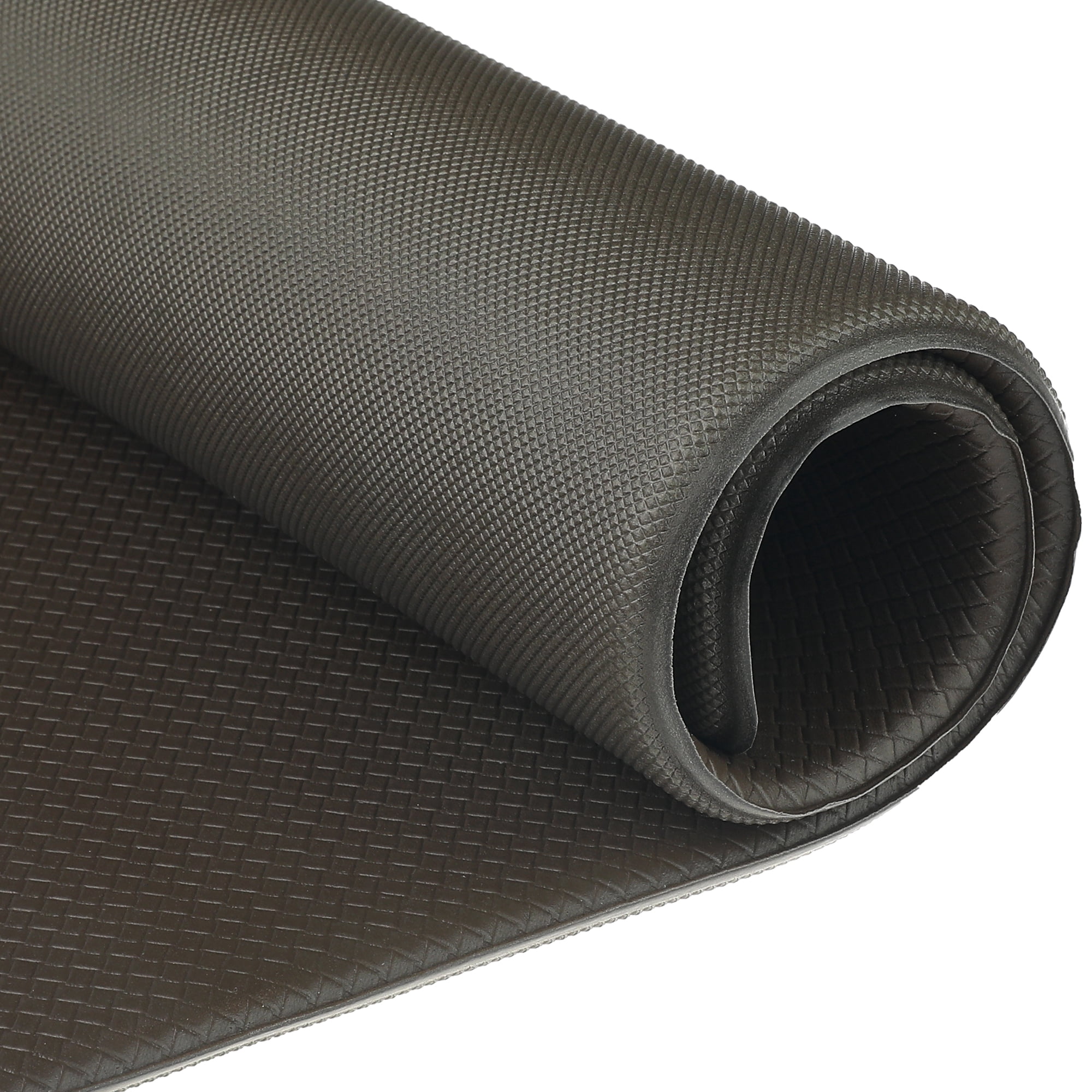 Unique Bargains 1 Piece Kitchen Runner Rug, Waterproof Comfort Solid Color Kitchen Mat Brown 18" x 47"