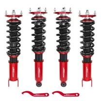 maXpeedingrods Coilovers for Infiniti Q50 V37 2014-2023 RWD, Height Adjustable Coilovers Suspension Kit, Preset Damping Shock Absorber Struts, Lowering Kit Red