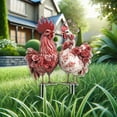 thumbnail image 6 of JoyMoreHome Acrylic Rooster Crafts Sculpture Decor, Interior Room and Kitchen Decor, Outdoor Lawn, Garden, Patio Art Deco and Gifts, 6 of 9