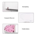 thumbnail image 4 of Bastoncillos de Algodón Organizador de Almacenamiento 3 Rejillas Dispensador Resistente Al Polvo Escritorio Lápiz Puffs labial Cano Salón de Unas Esponjas de Belleza, 4 of 7