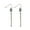 Antique Silver, variant on Women Chevron Bar Drop Earrings Nature Hematite Stone Arrow Vintage Bar Earrings