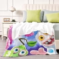 thumbnail image 4 of My Singing Monsters anti-pilling, suave, ligera, esponjosa y acogedora de lujo para hogar y cocina – Perfecta para niños y adultos,80X100cm, 4 of 6