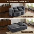 thumbnail image 5 of New 78.7 inch Folding Sofa Bed,Convertible Sleeper Chair for Adults, Folding Sofa Bed Foam Filling Couch with Pillow，Sleeper Chairs for Living Room, Guest Room, Bedroom, 5 of 9