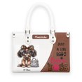 thumbnail image 3 of Plott Hound Dog Bag, Personalized Leather Handbags For Women - Personalized Leather Purse with Name - Tote Bags for Mom Grandma - Custom Gifts Ideas for Her, Gift for Dog Lover, 3 of 7