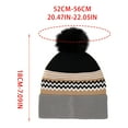 thumbnail image 4 of BXJX Warm Beanie Hats for Men Women- Ski Cap Unisex Fashion Knit Cuffed Fleece Lined Beanie Warm Winter Caps Gray Size Free Size, 4 of 4
