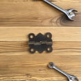 thumbnail image 4 of Minkissy Jewelry Case Hinges Butterfly Style Iron For Craft Boxes Optimized Storage Operations In Olive Green 24-Pcs, 4 of 6