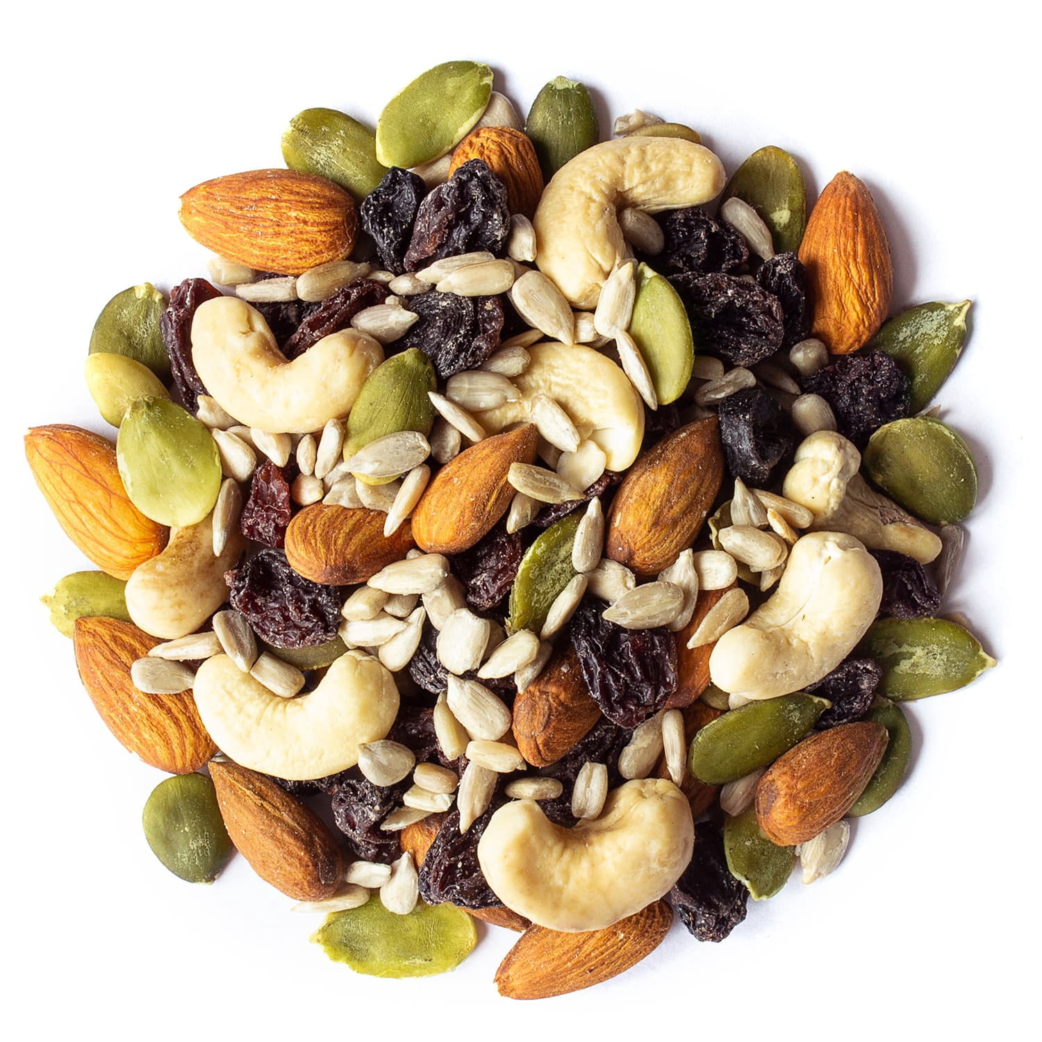 Organic Raw Seeds, Nuts and Raisins Mix, 4 Pounds – Raw and Non-GMO Trail Mix