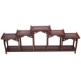 thumbnail image 1 of VERDANVERSE Display Rack Wood Table Curio Rack Dark Brown Space Maximization 1Pack, 1 of 8