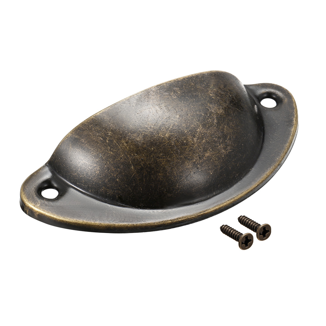 Unique Bargains Cup Pulls Carbon Steel Shell Handles Bronze Tone for Cabinet Drawer 5 Pcs